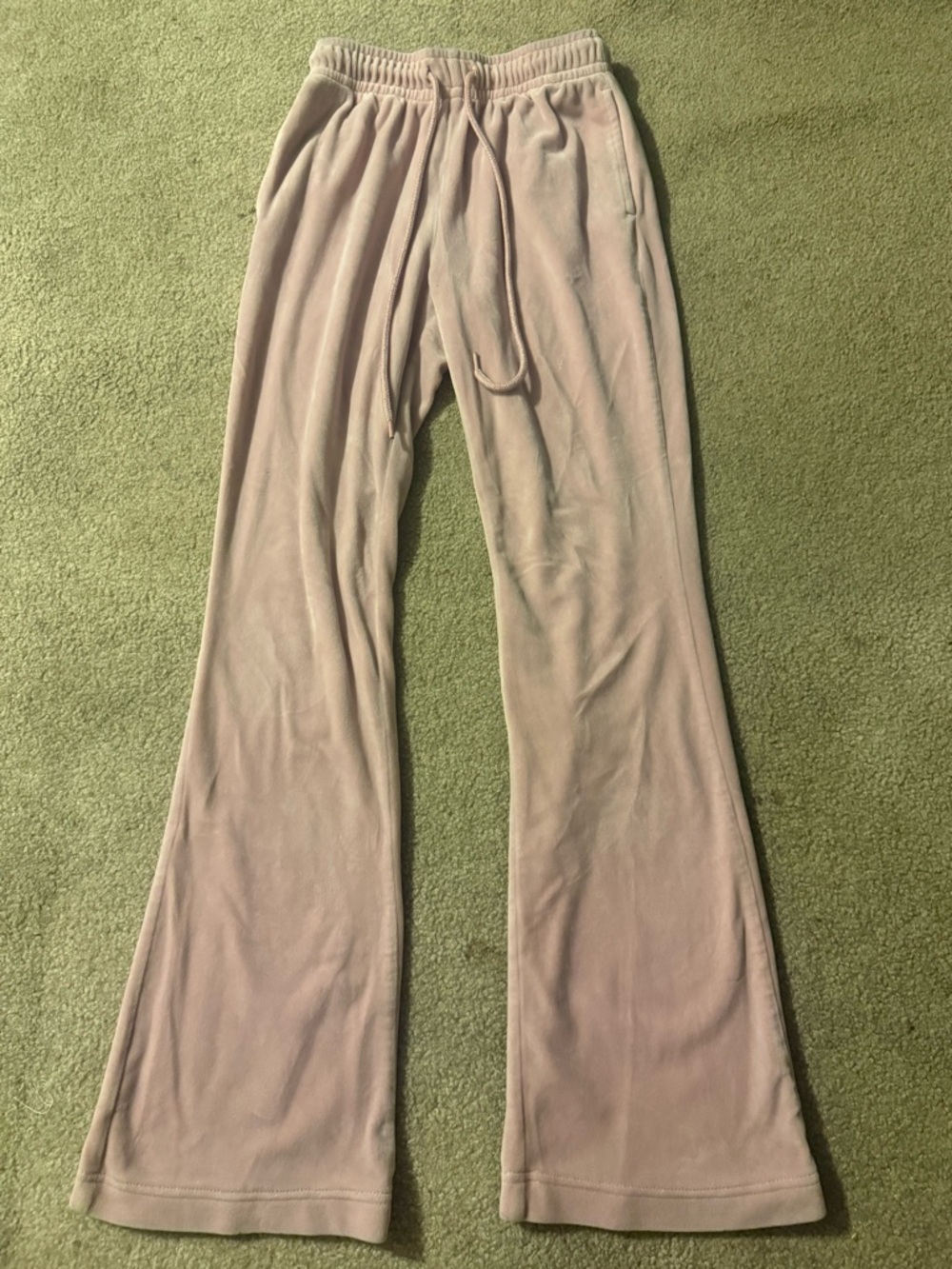 Colsie Light Pink Velour Lounge Pants